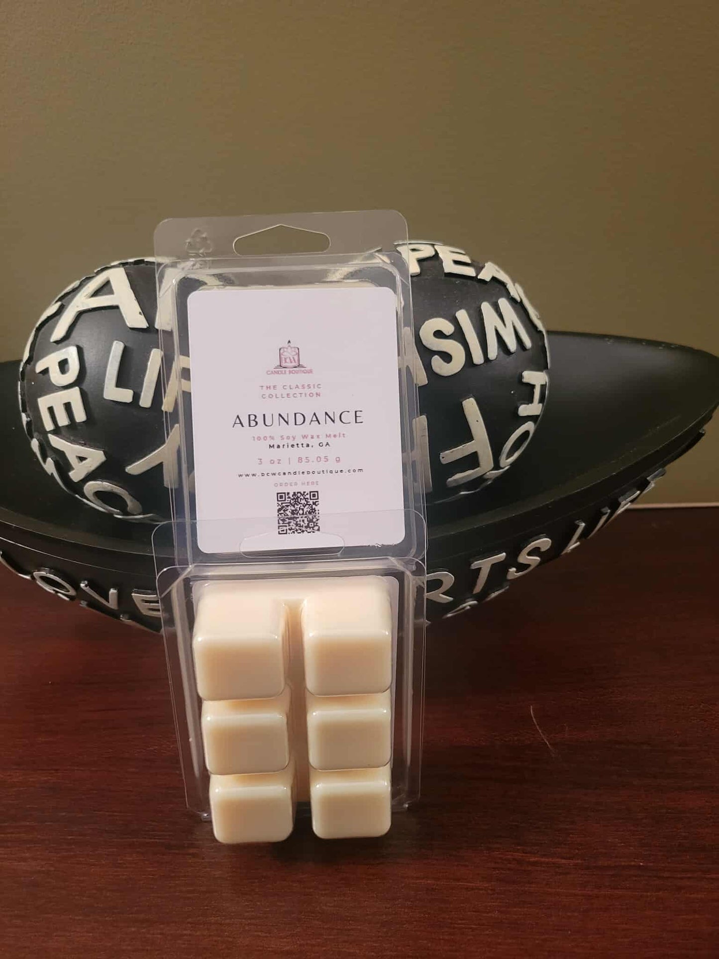 Natural Soy Wax Melts "Abundance" -3 oz.