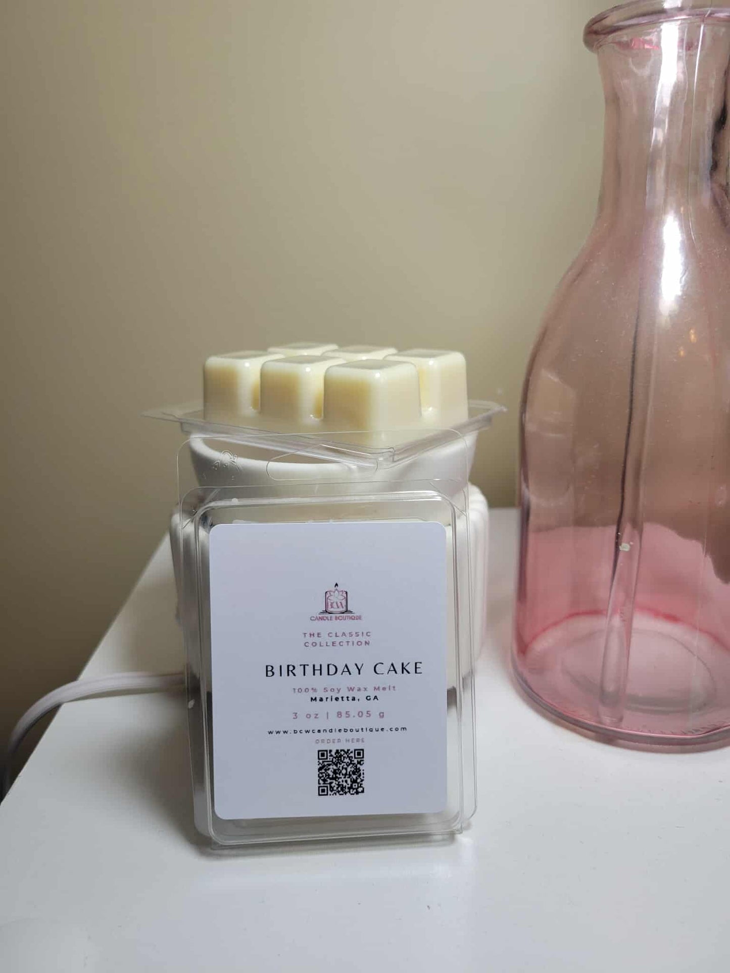Natural Soy Wax Melts "Birthday Cake" -3 oz.