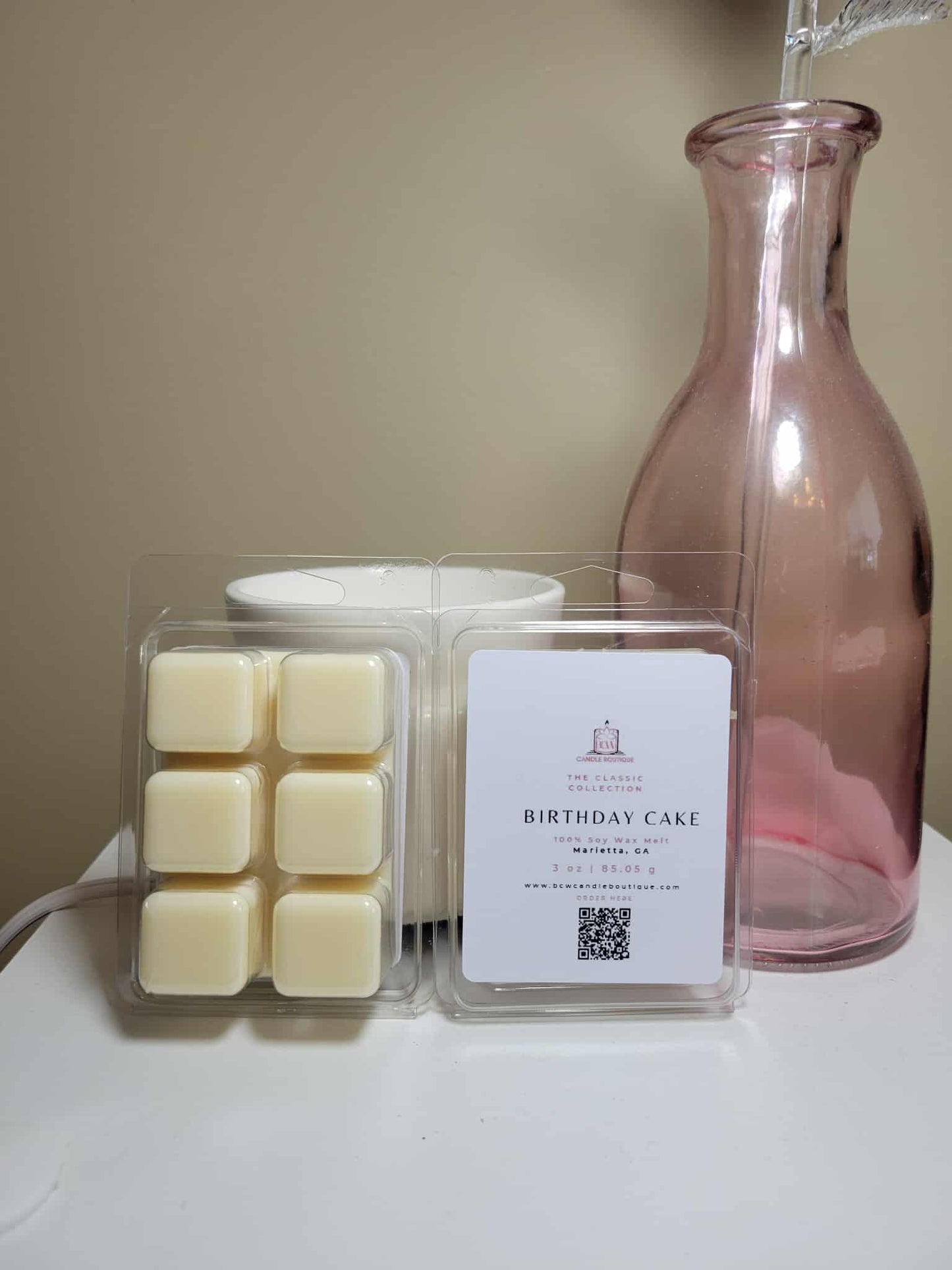 Natural Soy Wax Melts "Birthday Cake" -3 oz.