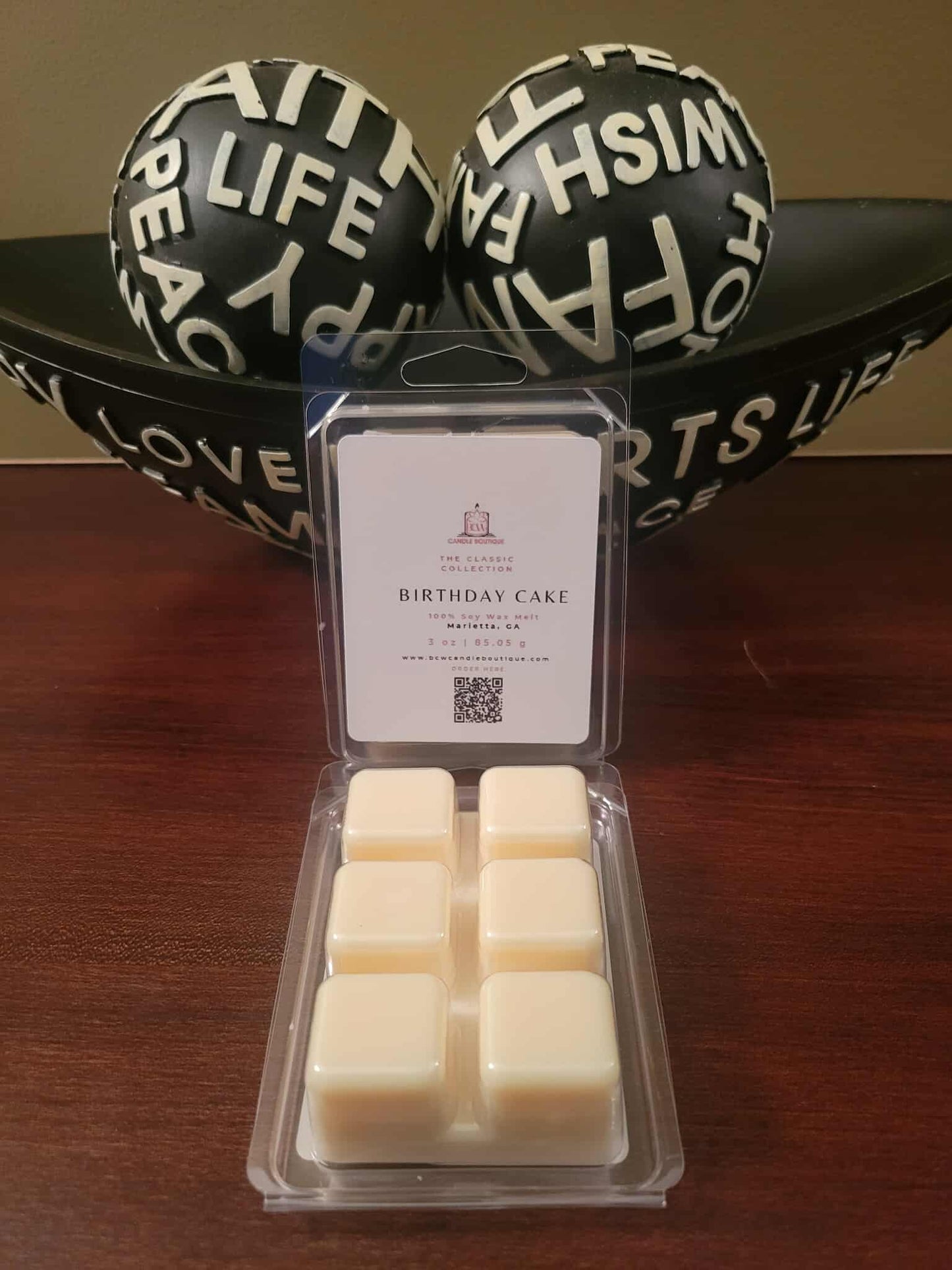 Natural Soy Wax Melts "Birthday Cake" -3 oz.