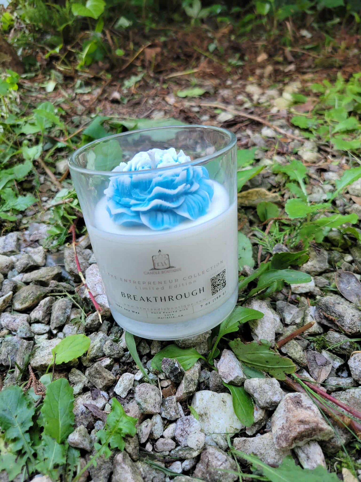 Natural Soy Wax Candles Online: "Breakthrough" | Handmade Candles