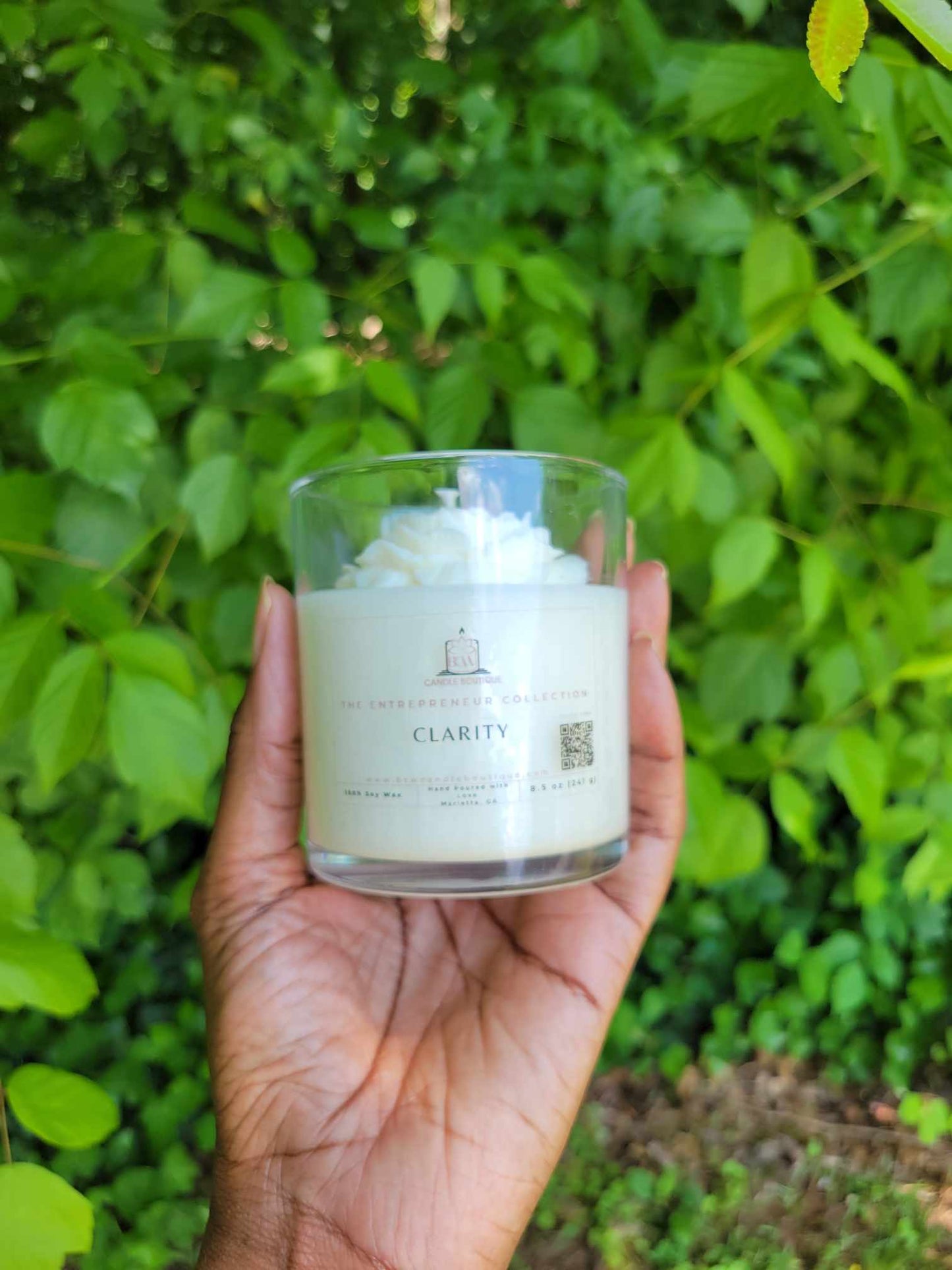 Natural Soy Wax Candles Online: "Clarity" | Handmade Candles