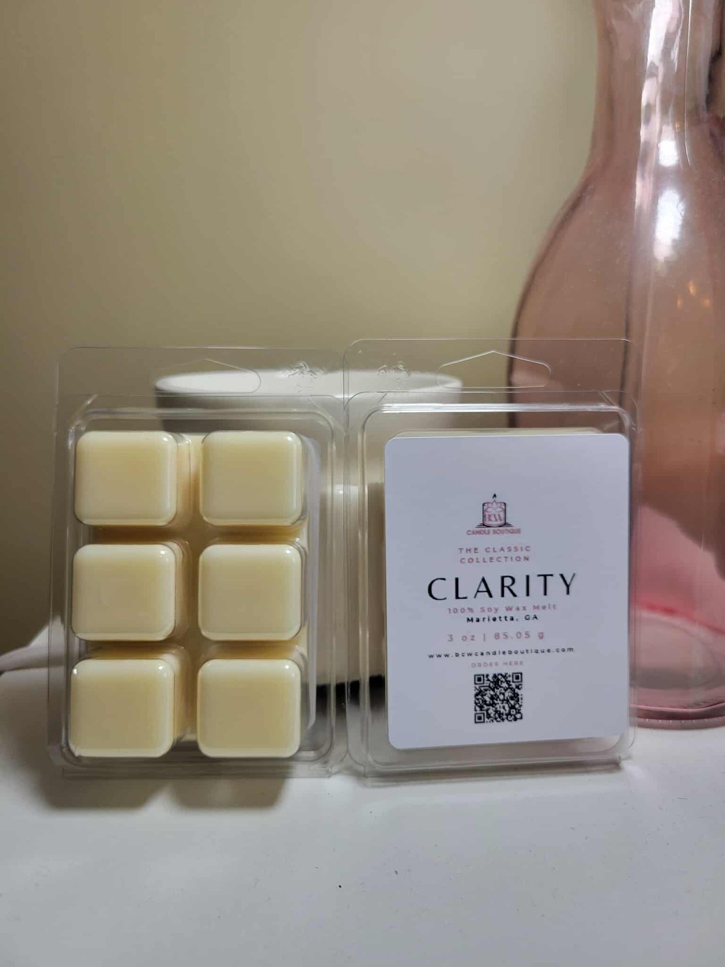 Natural Soy Wax Melts "Clarity" -3 oz.