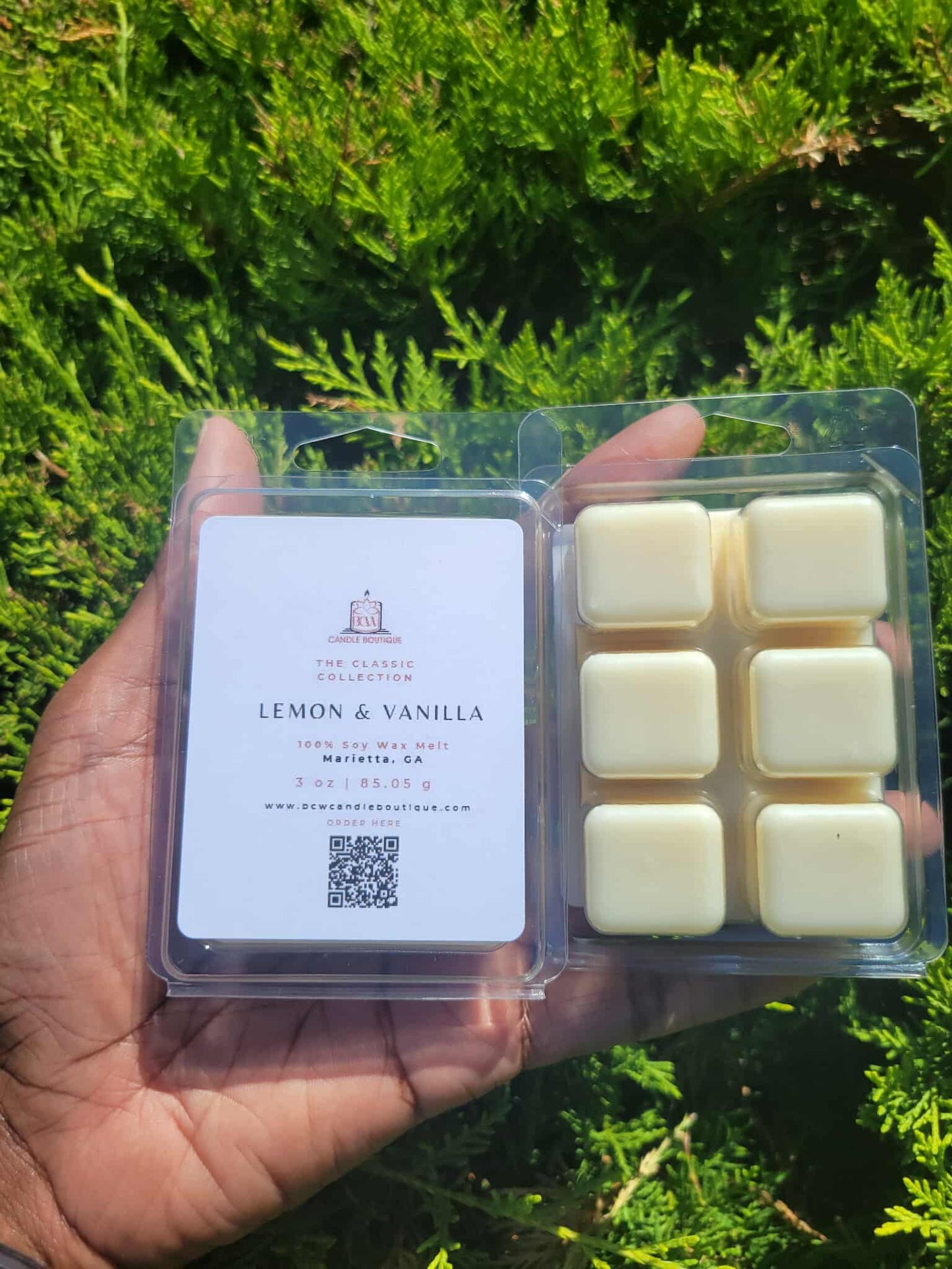 Natural Soy Wax Melts "Lemon & Vanilla" -3 oz.