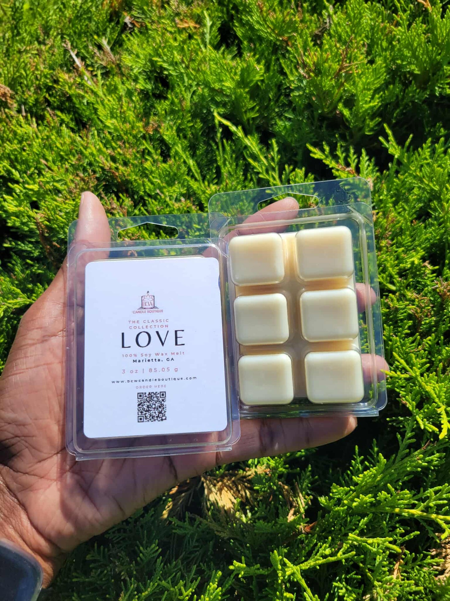 Natural Soy Wax Melts "Love" -3 oz.