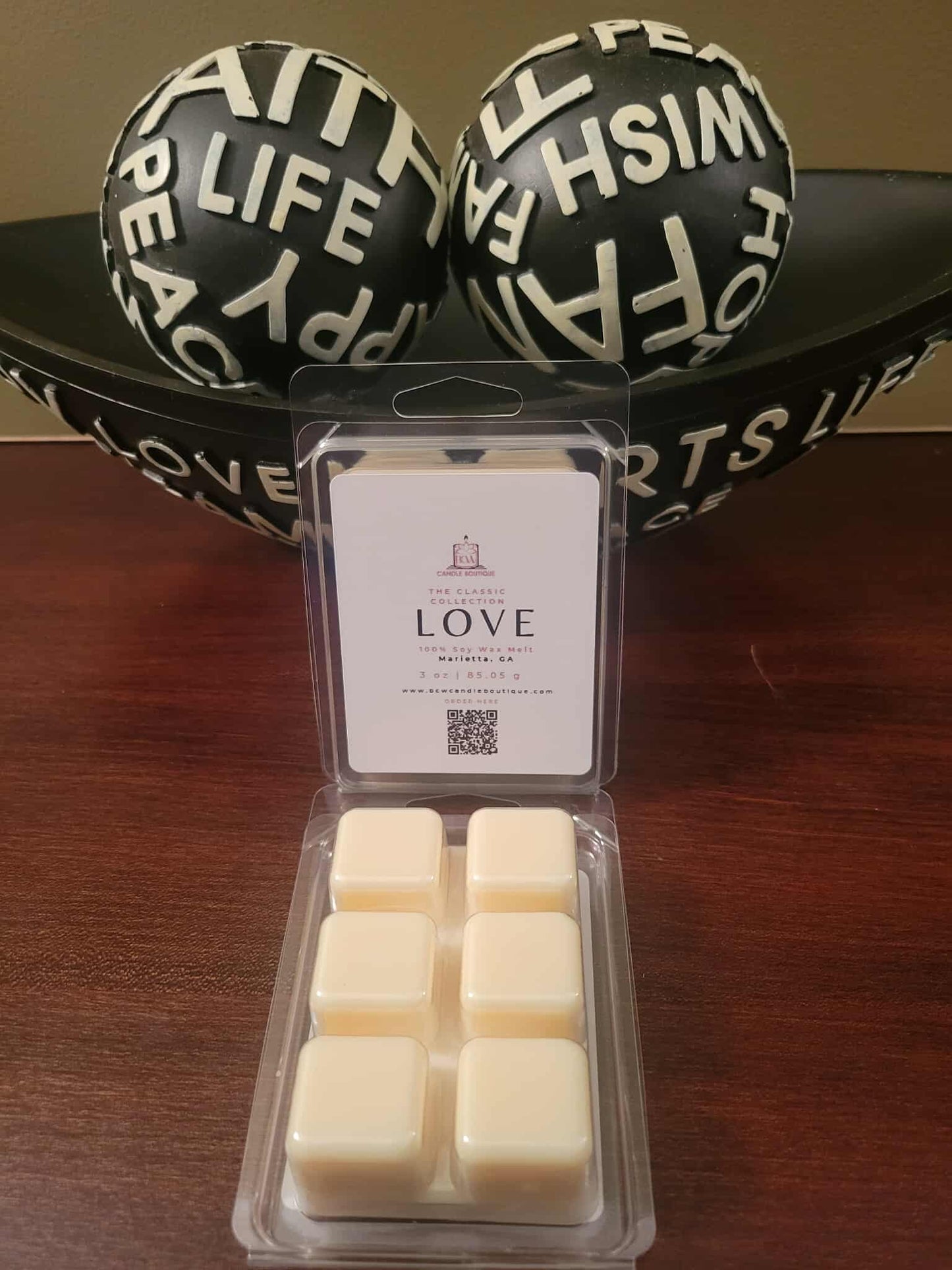 Natural Soy Wax Melts "Love" -3 oz.