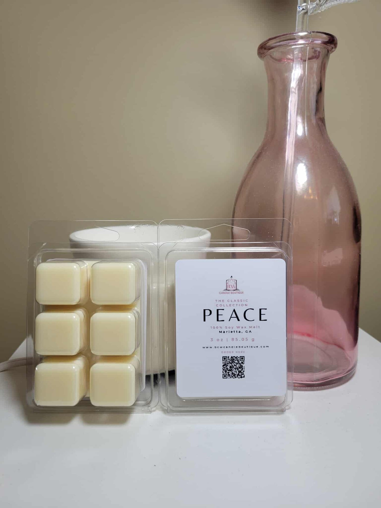 Natural Soy Wax Melts "Peace" -3 oz.