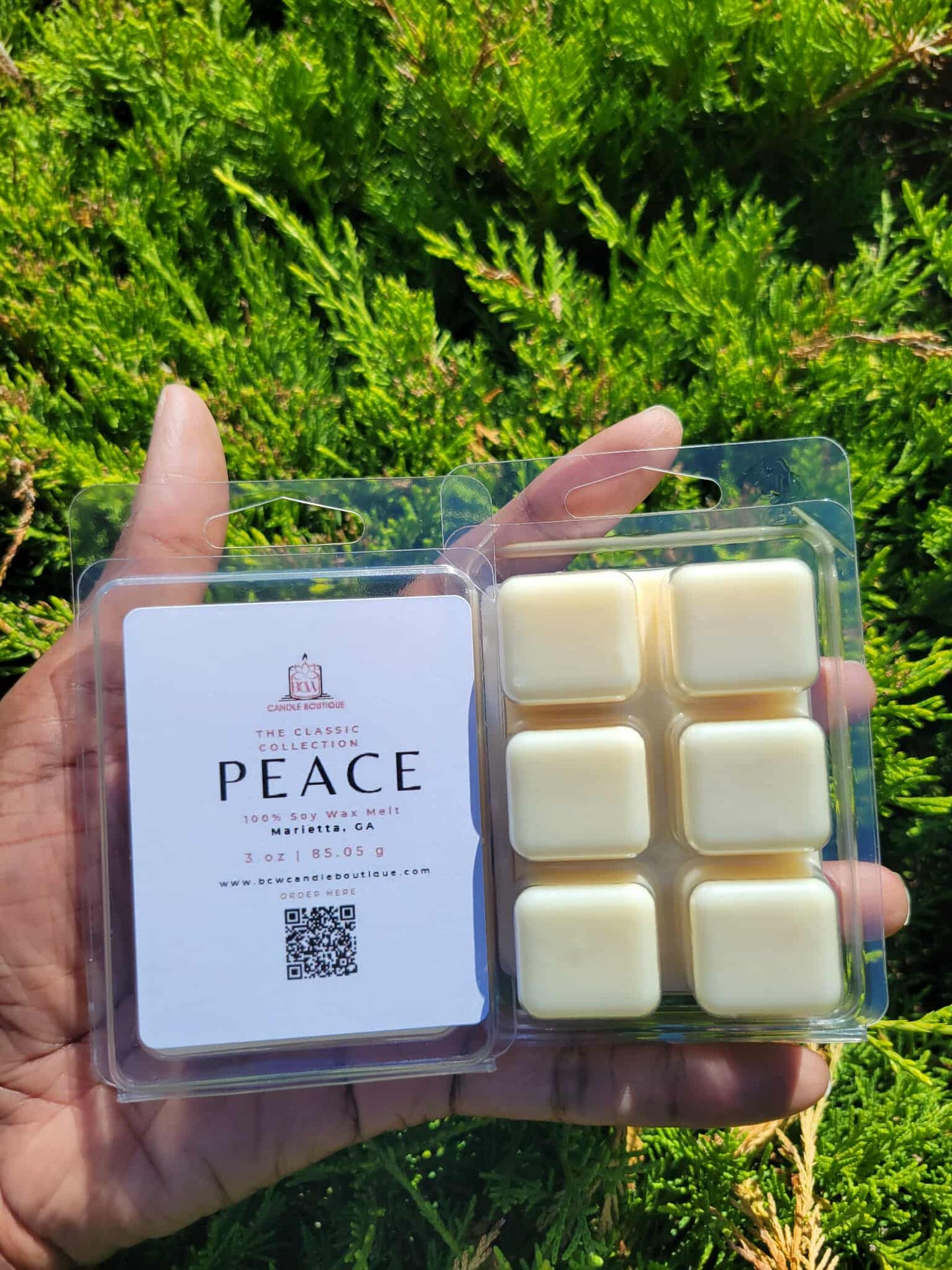 Natural Soy Wax Melts "Peace" -3 oz.