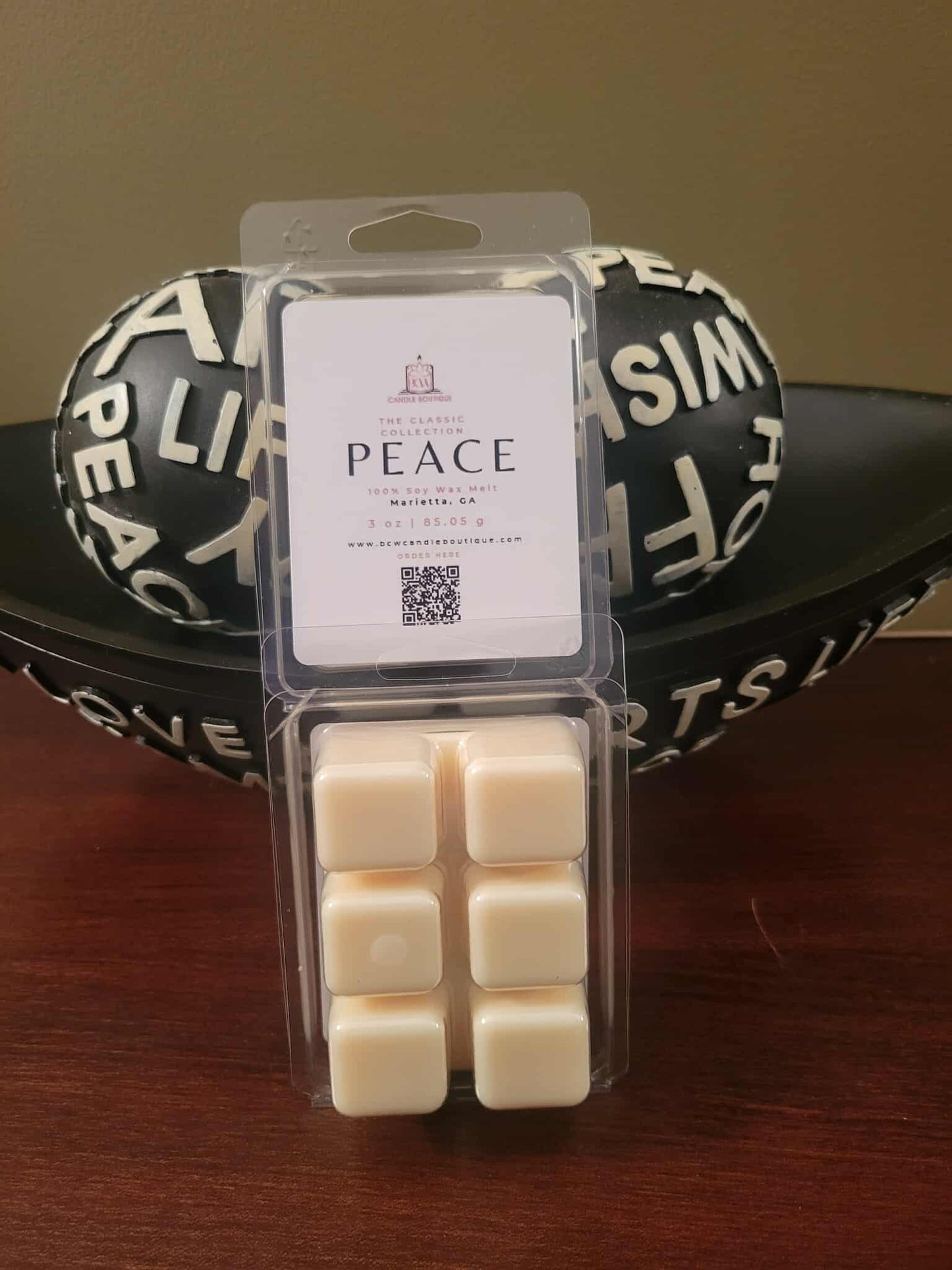 Natural Soy Wax Melts "Peace" -3 oz.