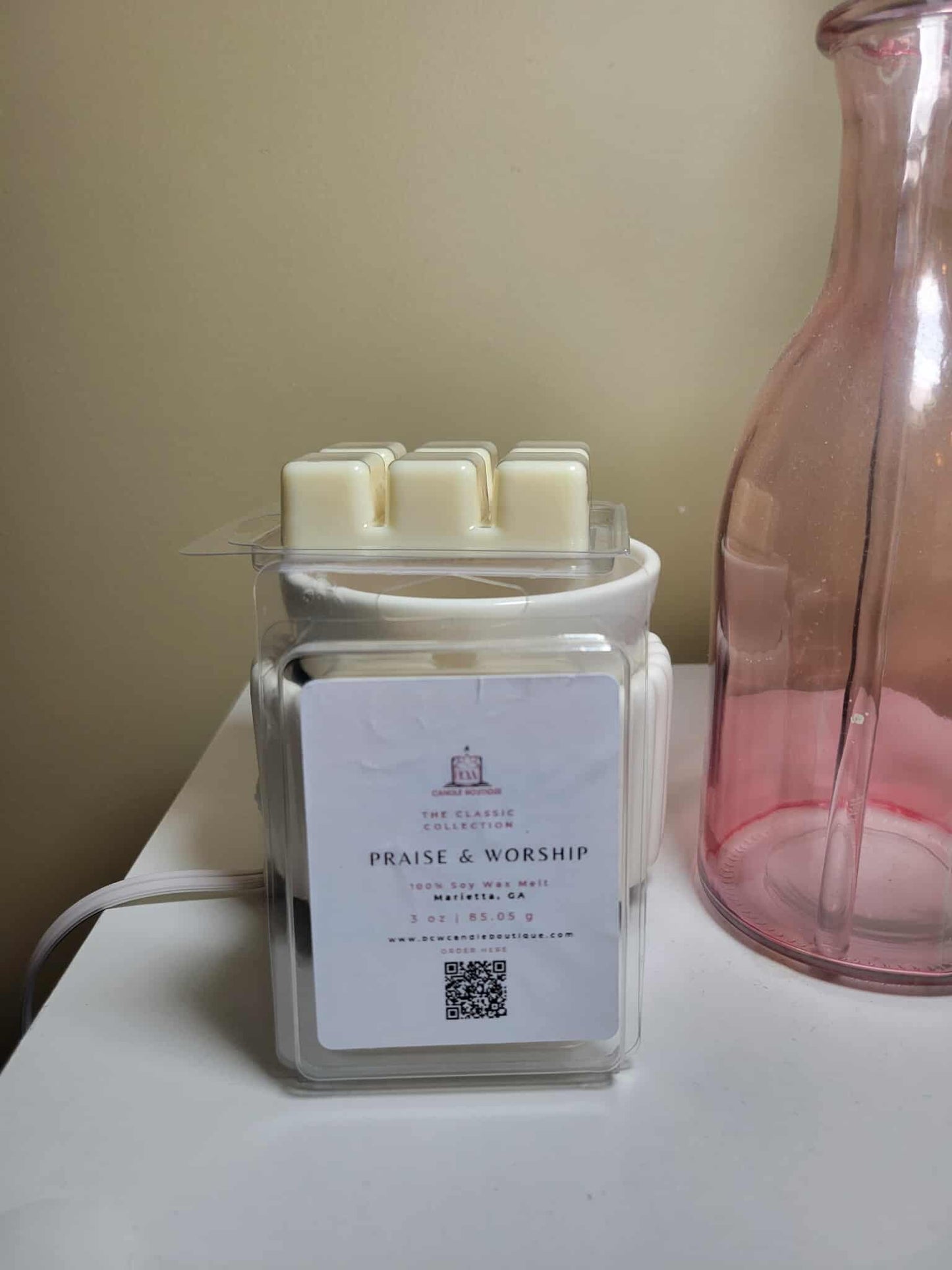 Natural Soy Wax Melts "Praise and Worship" -3 oz.