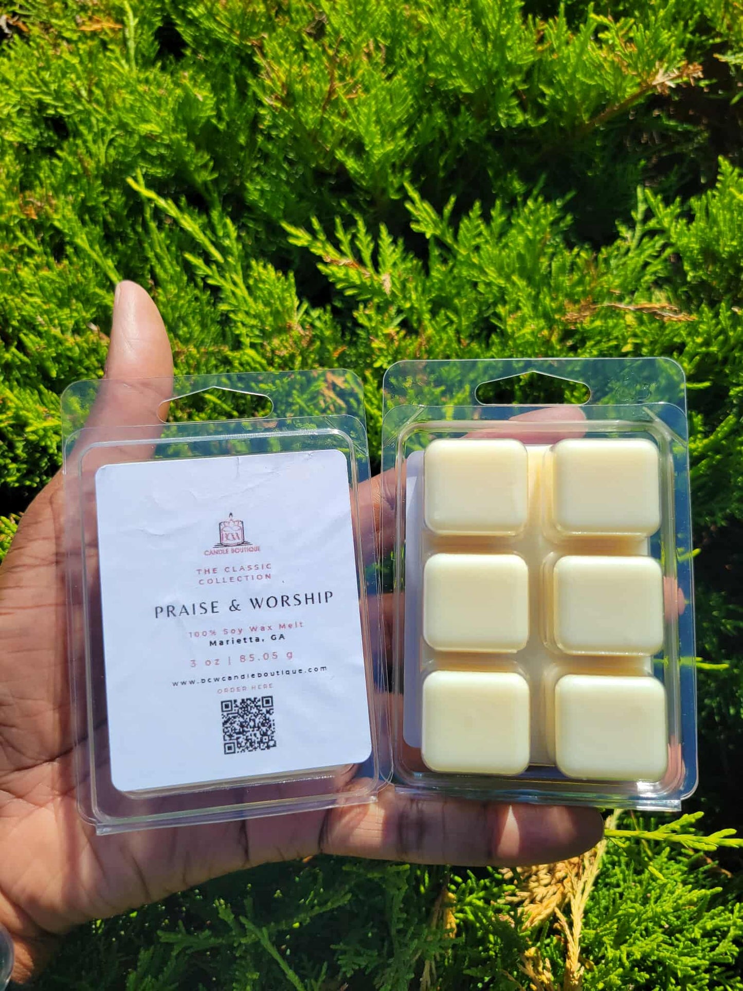 Natural Soy Wax Melts "Praise and Worship" -3 oz.