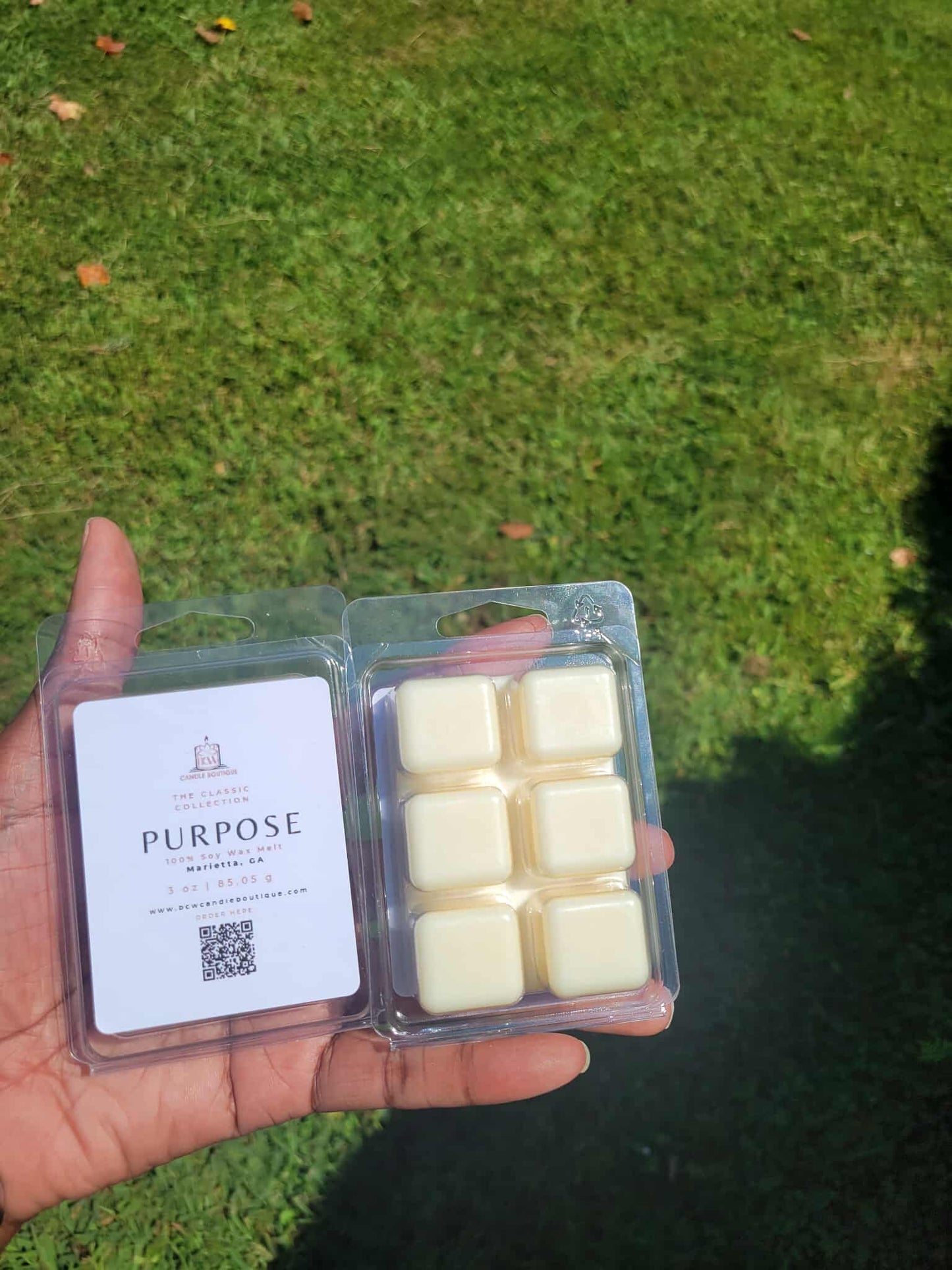 Natural Soy Wax Melts "Purpose" -3 oz.
