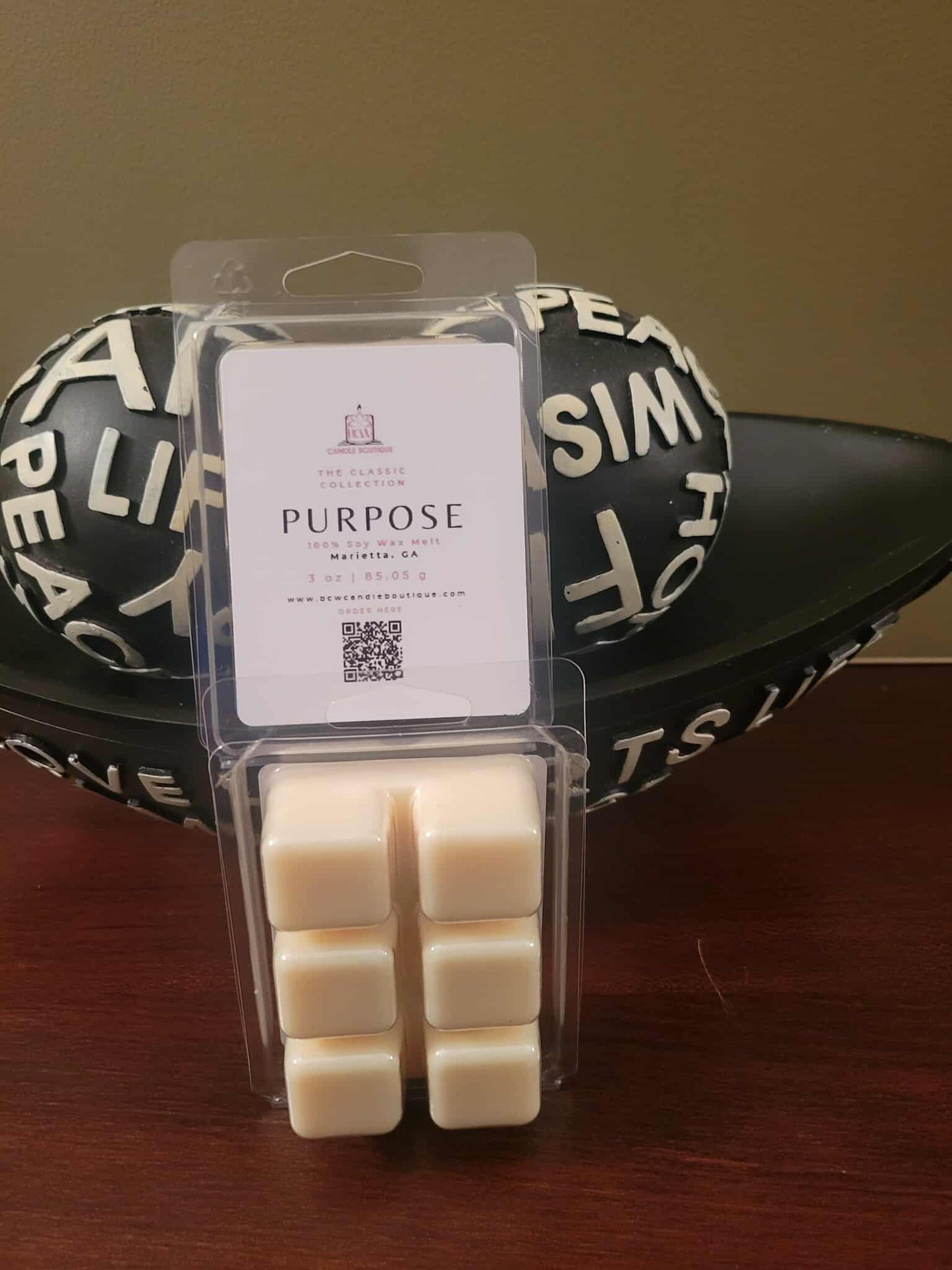 Natural Soy Wax Melts "Purpose" -3 oz.