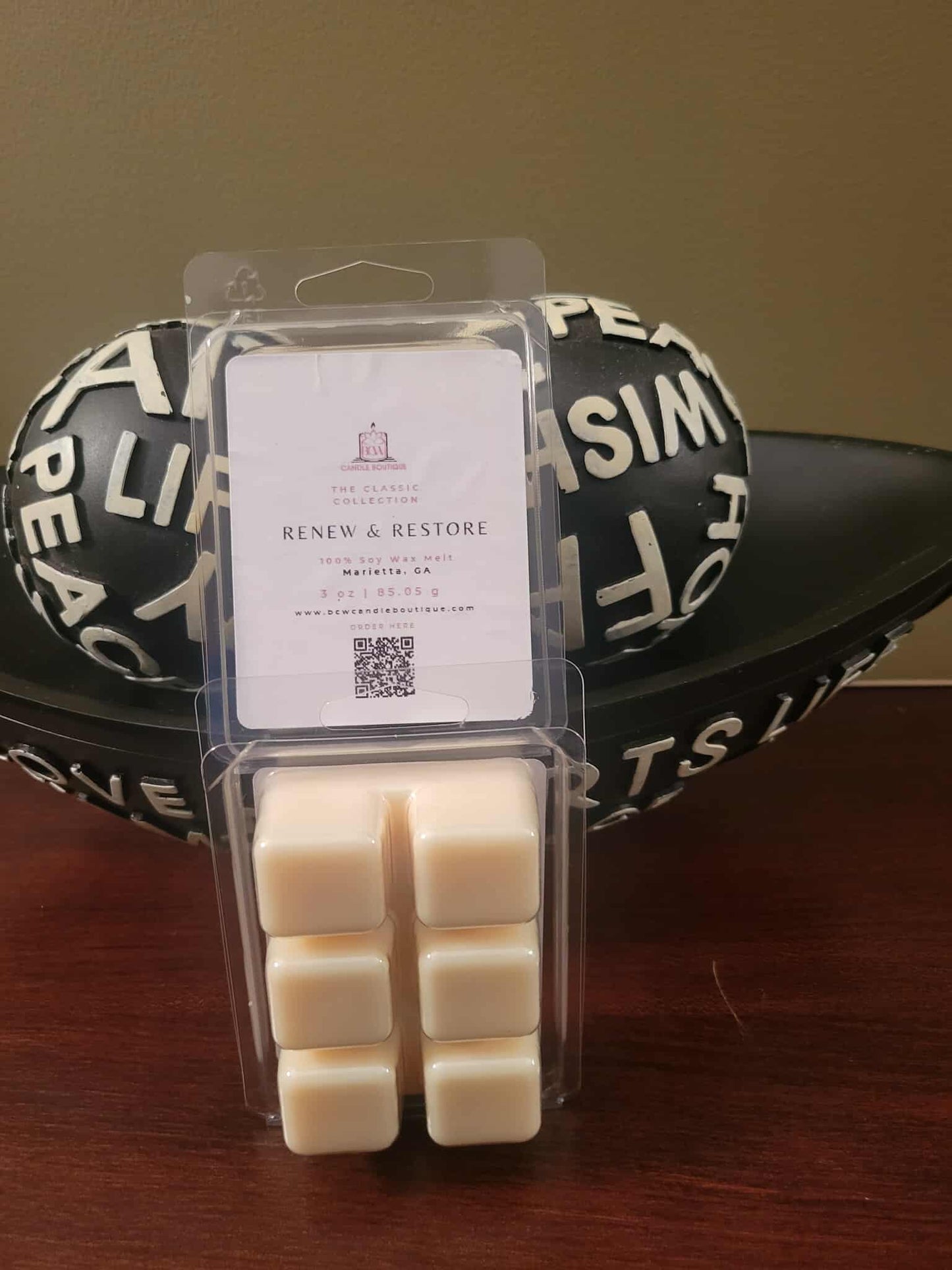 Natural Soy Wax Melts "Renew and Restore" -3 oz.