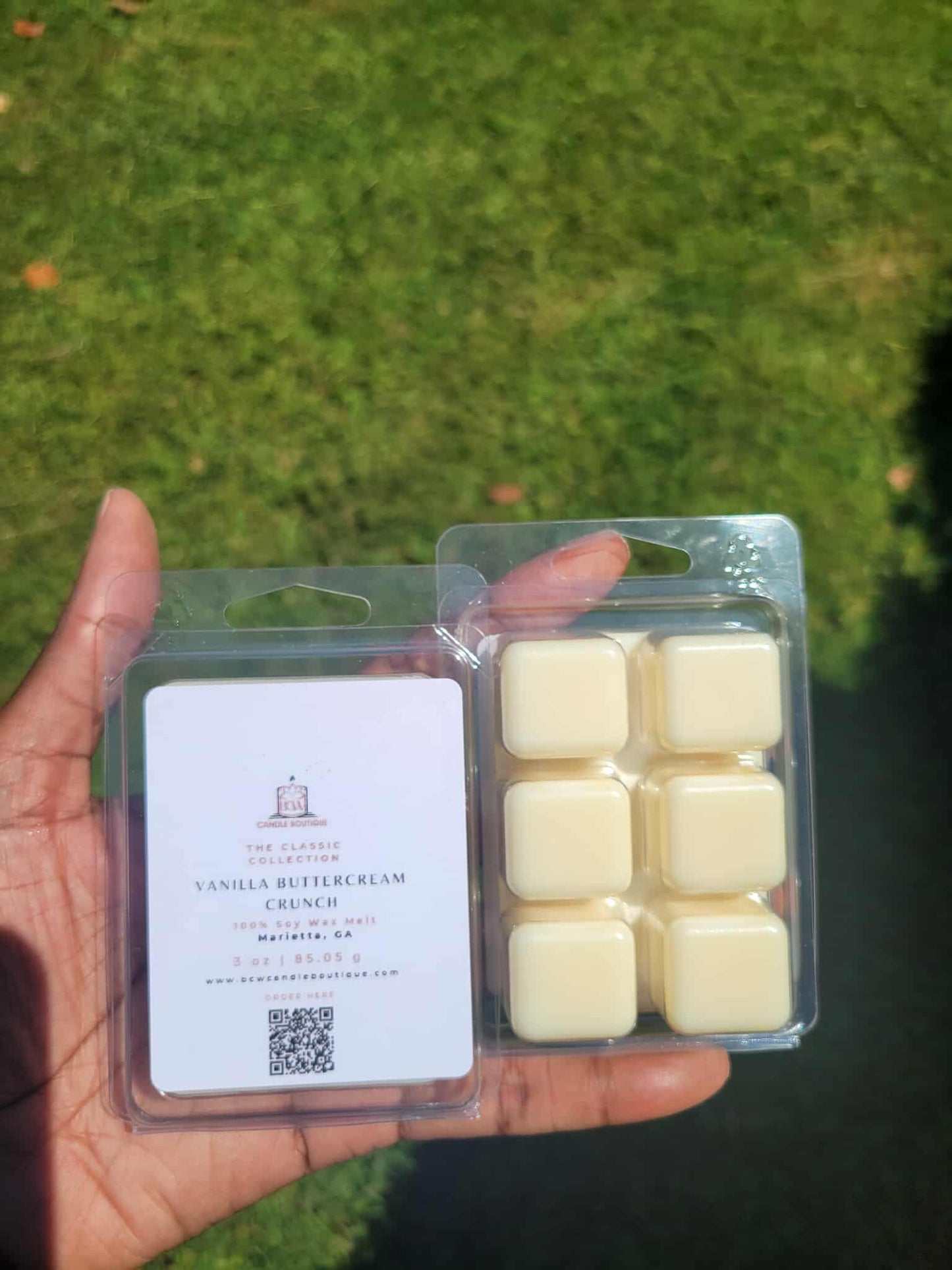 Natural Soy Wax Melts "Vanilla Buttercream Crunch" -3 oz.