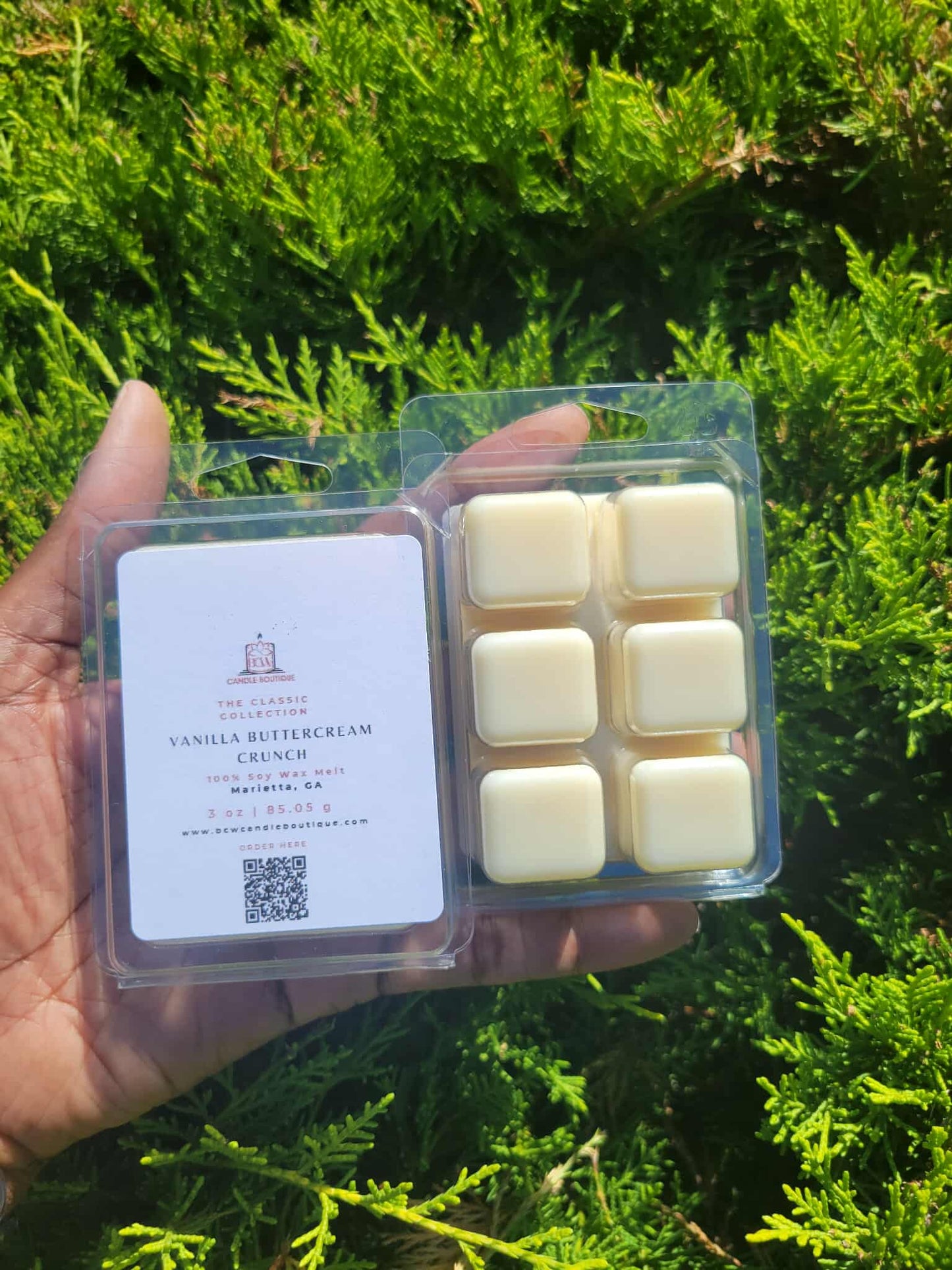 Natural Soy Wax Melts "Vanilla Buttercream Crunch" -3 oz.
