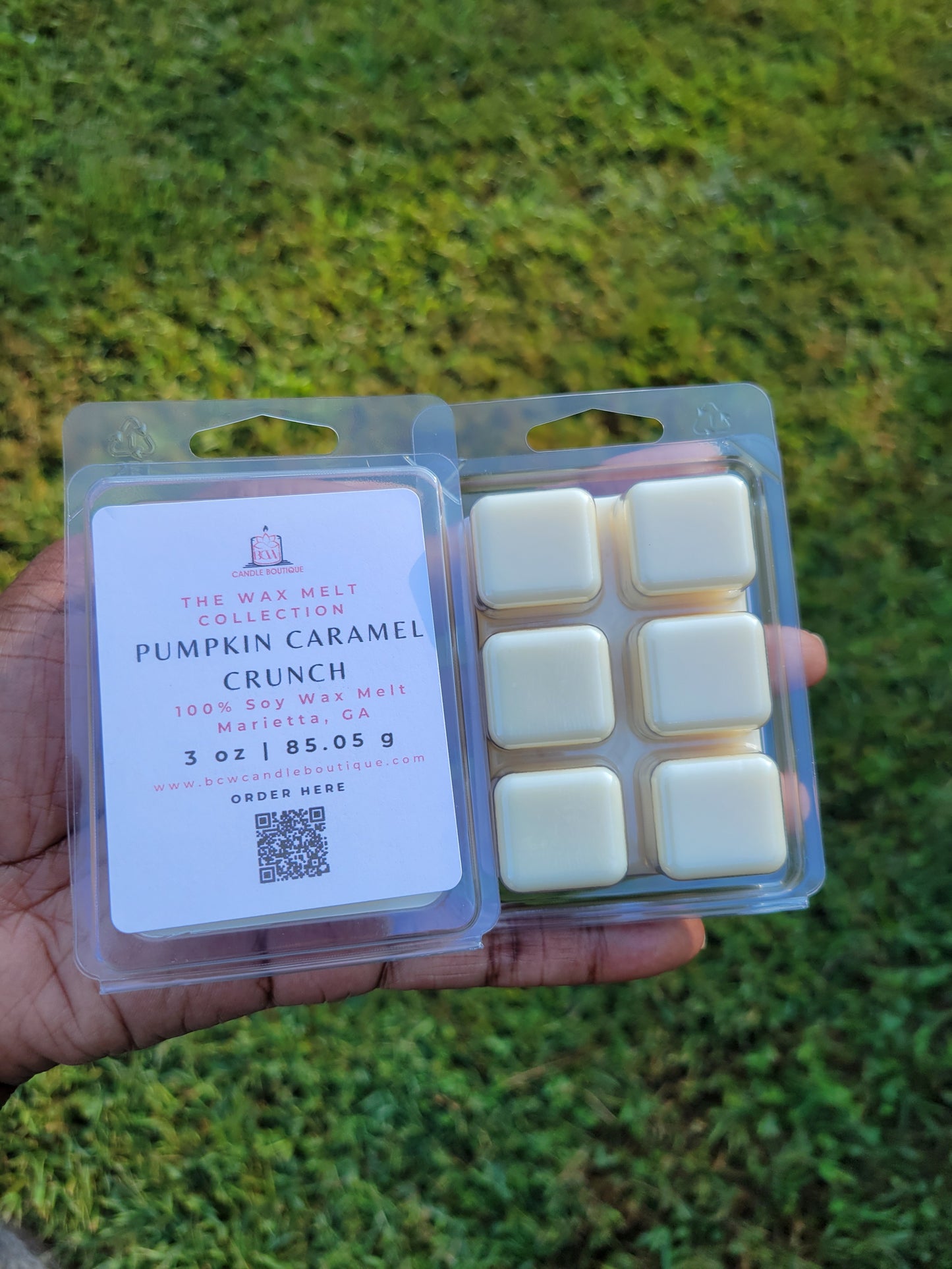 Natural Soy Wax Melts "Pumpkin Caramel Crunch" -3 oz.