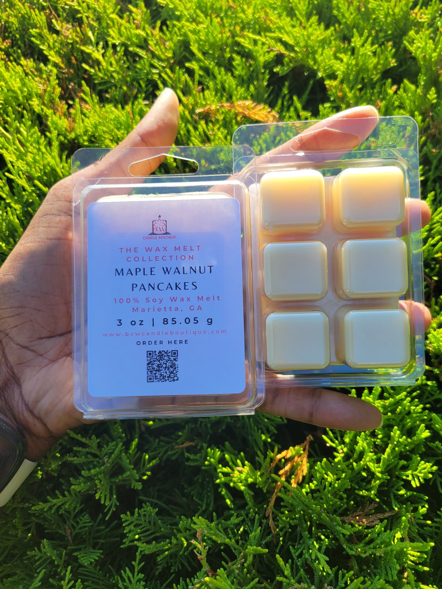 Natural Soy Wax Melts "Maple Walnut Pancakes" -3 oz.