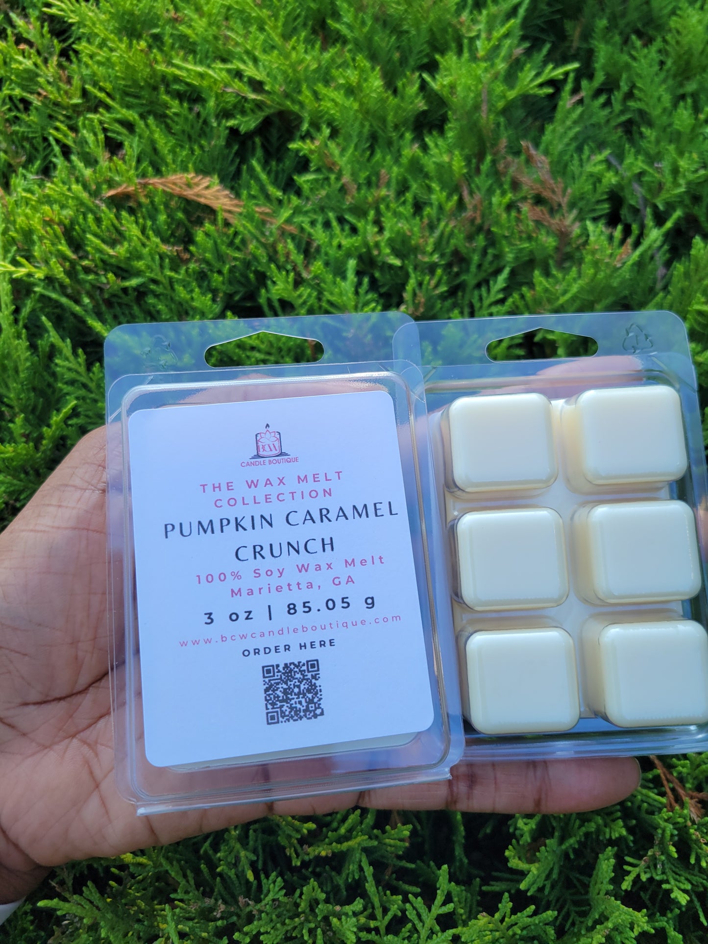 Natural Soy Wax Melts "Pumpkin Caramel Crunch" -3 oz.