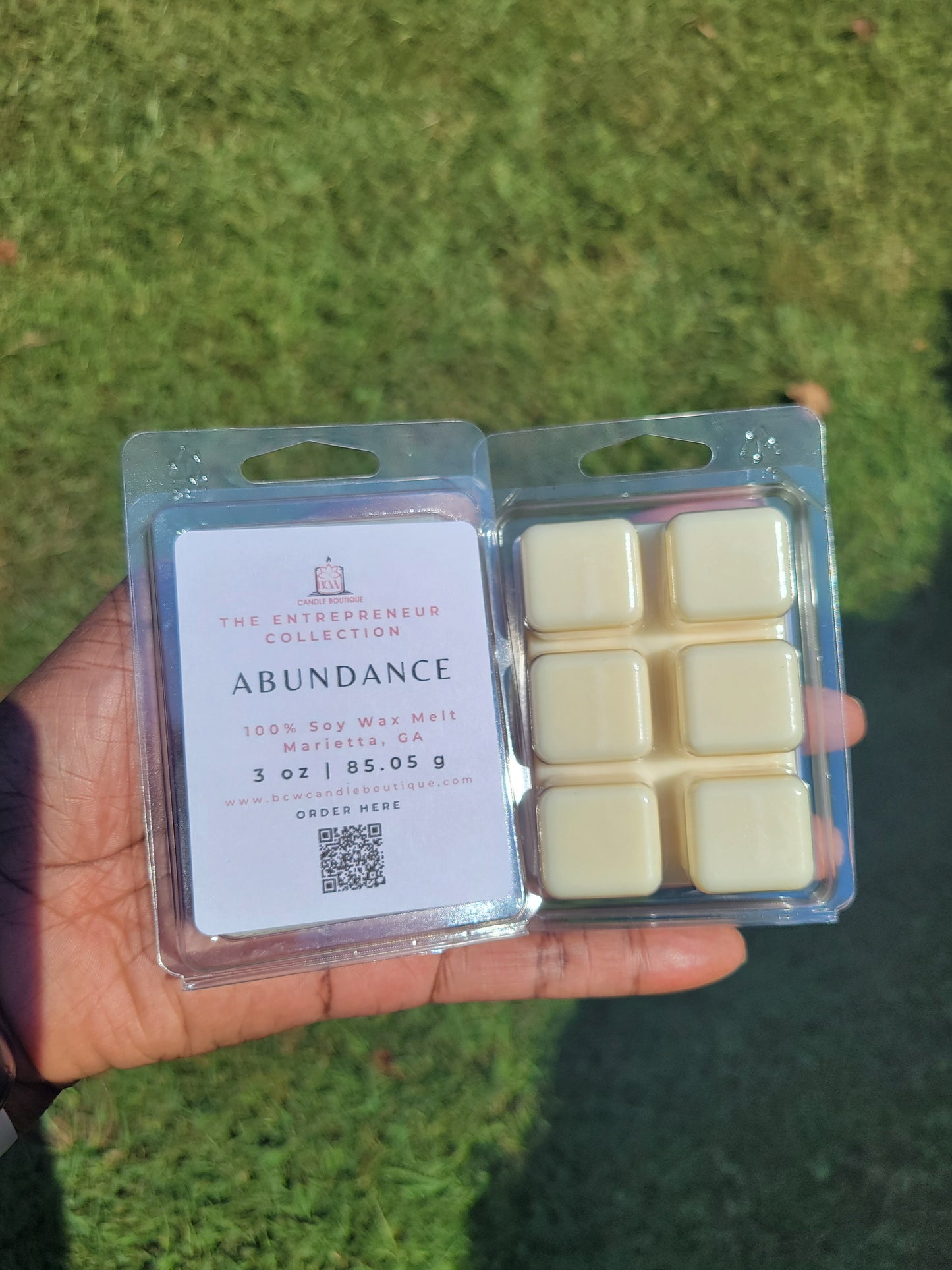 Natural Soy Wax Melts "Abundance" -3 oz.