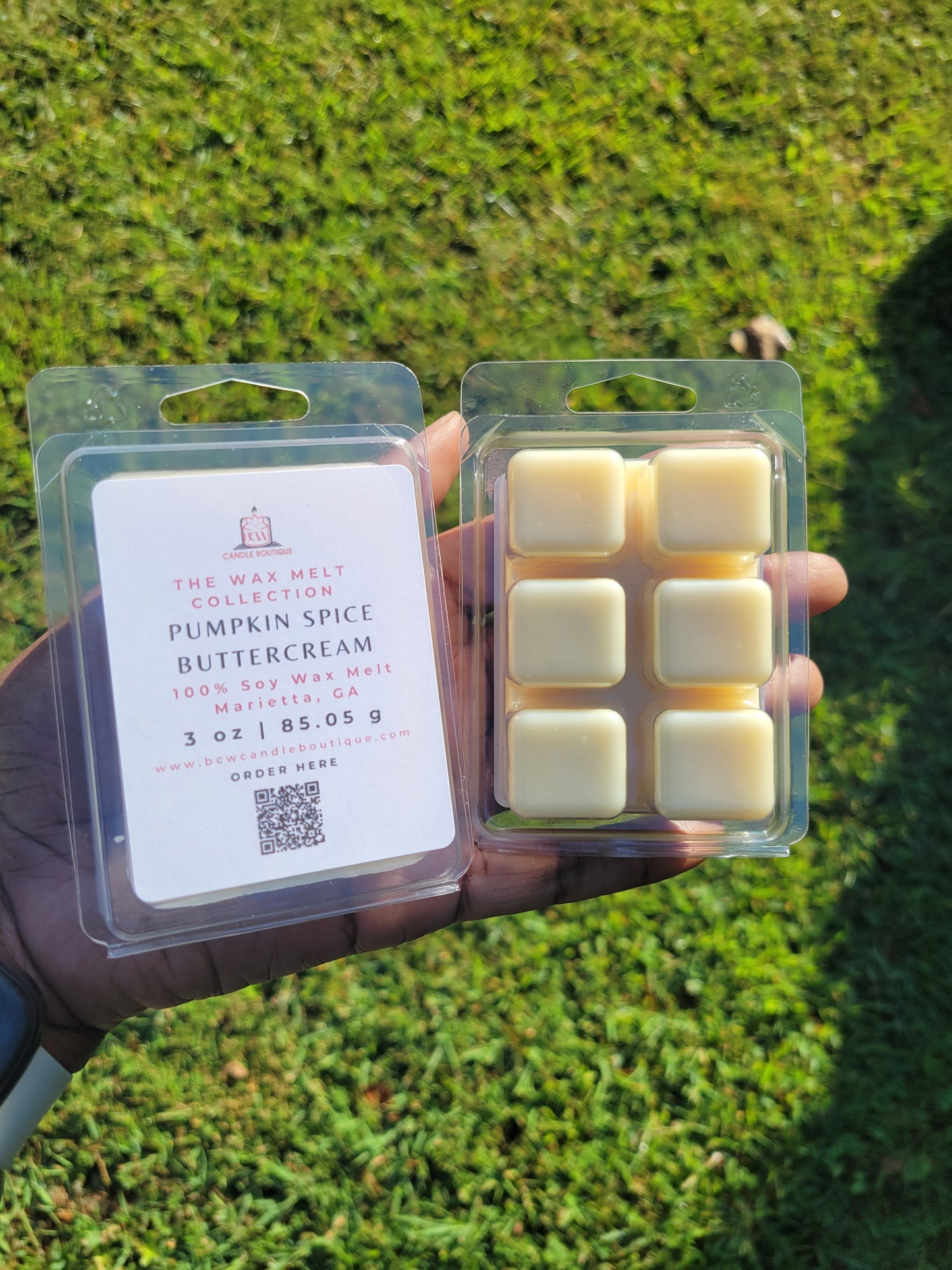 Natural Soy Wax Melts "Pumpkin Spice Buttercream" -3 oz.