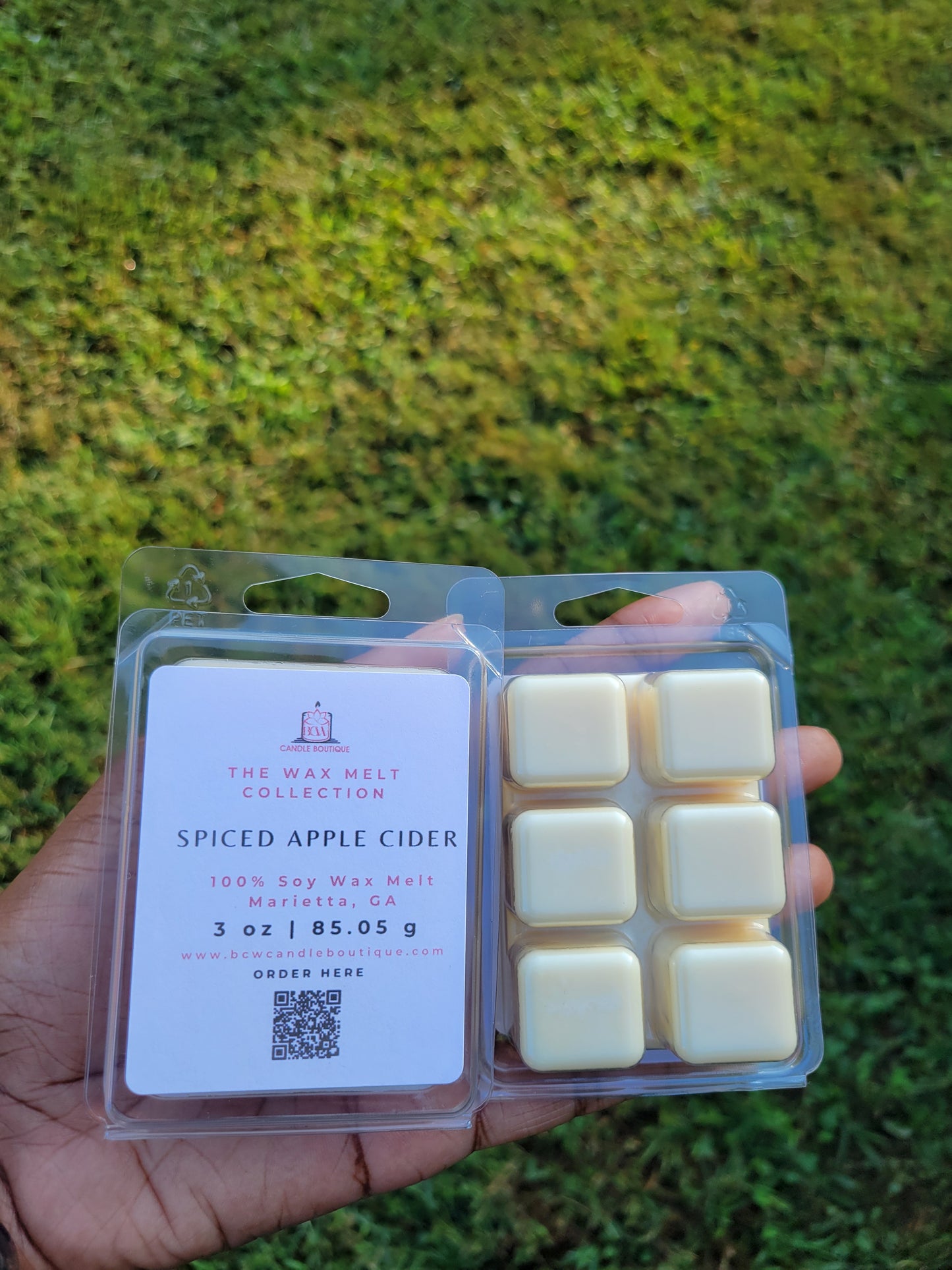 Natural Soy Wax Melts "Spiced Apple Cider" -3 oz.