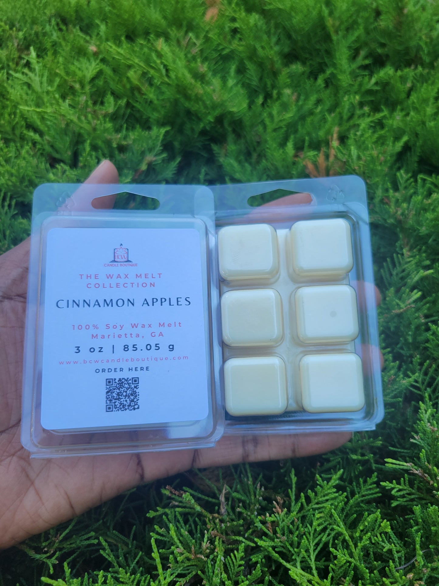 Natural Soy Wax Melts "Cinnamon Apple" -3 oz.