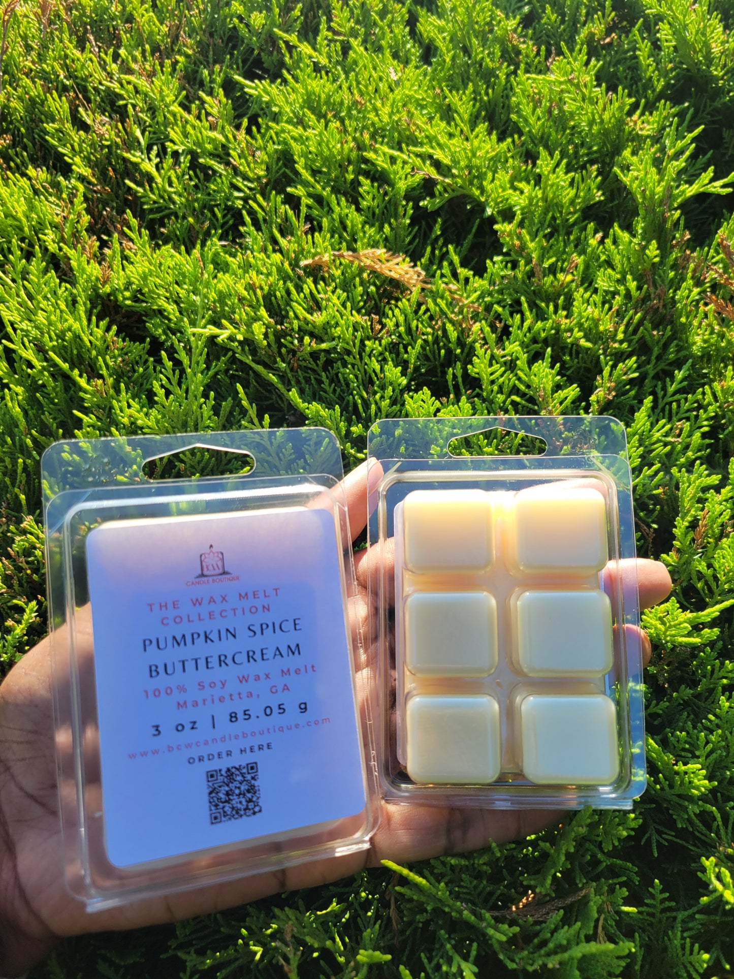 Natural Soy Wax Melts "Pumpkin Spice Buttercream" -3 oz.