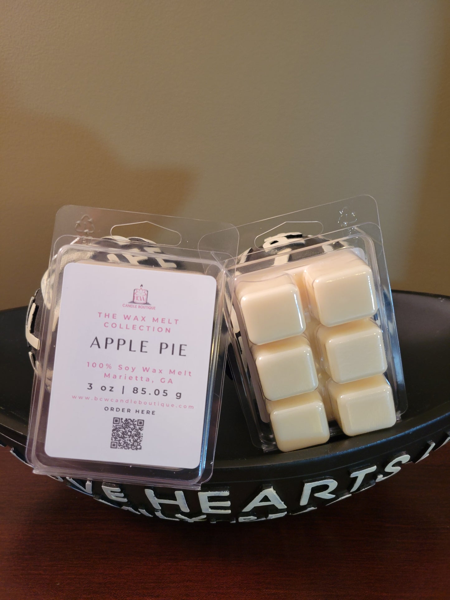 Natural Soy Wax Melts "Apple Pie" -3 oz.