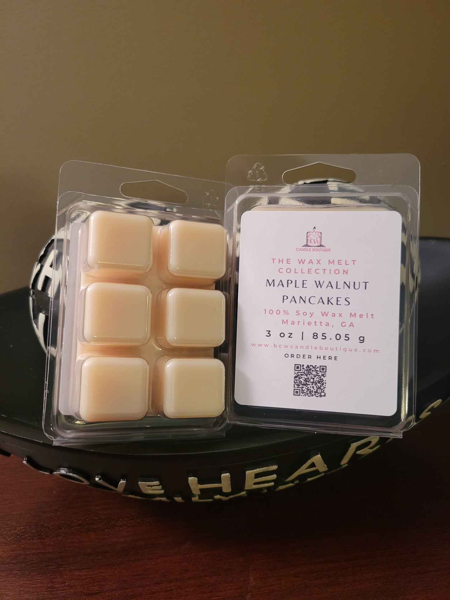 Natural Soy Wax Melts "Maple Walnut Pancakes" -3 oz.