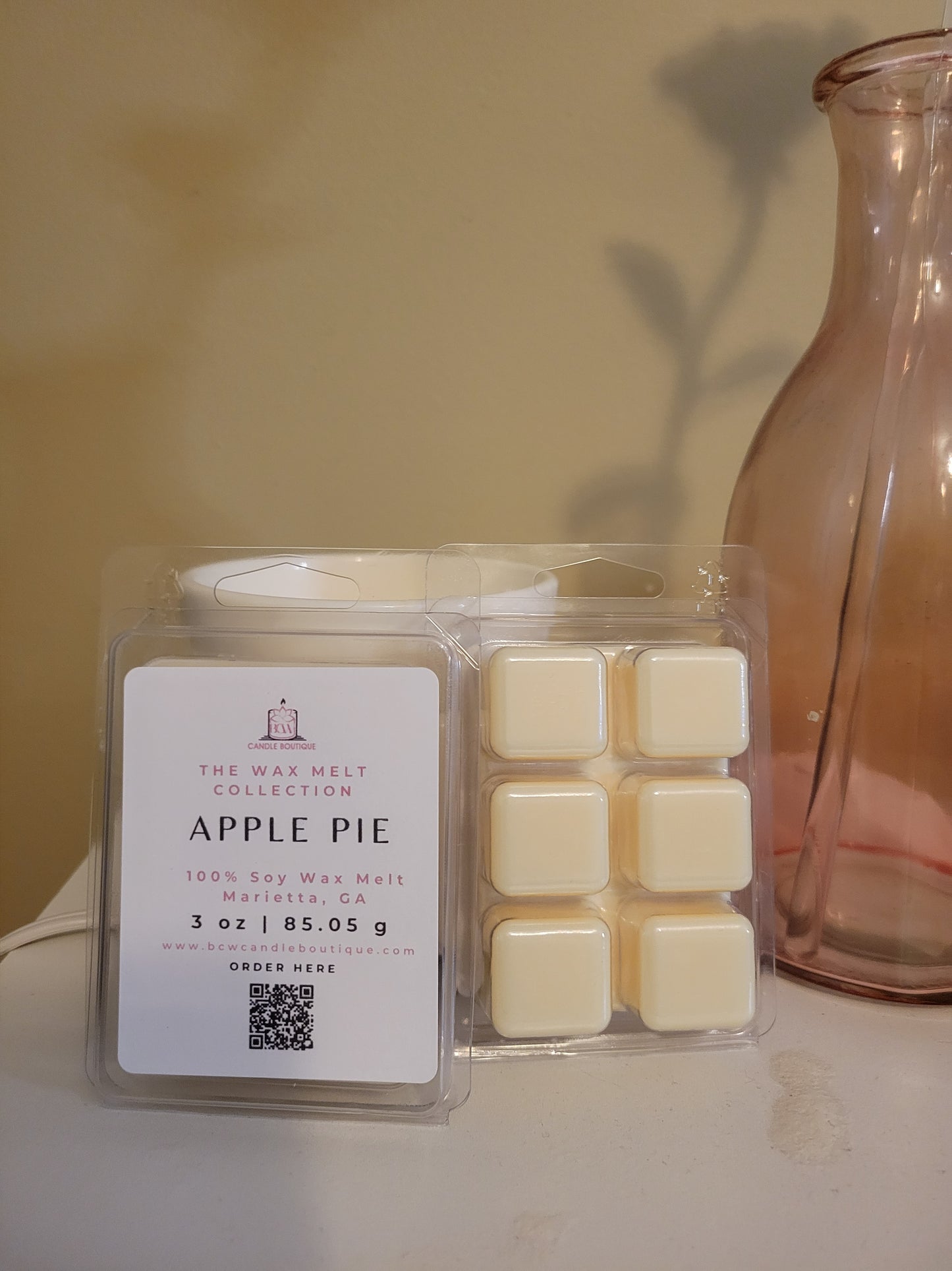 Natural Soy Wax Melts "Apple Pie" -3 oz.