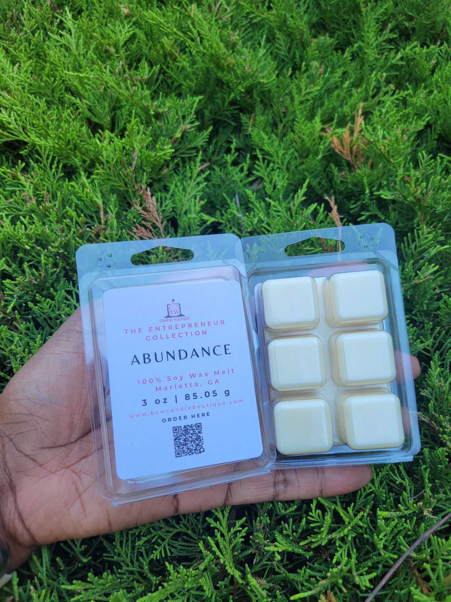 Natural Soy Wax Melts "Abundance" -3 oz.