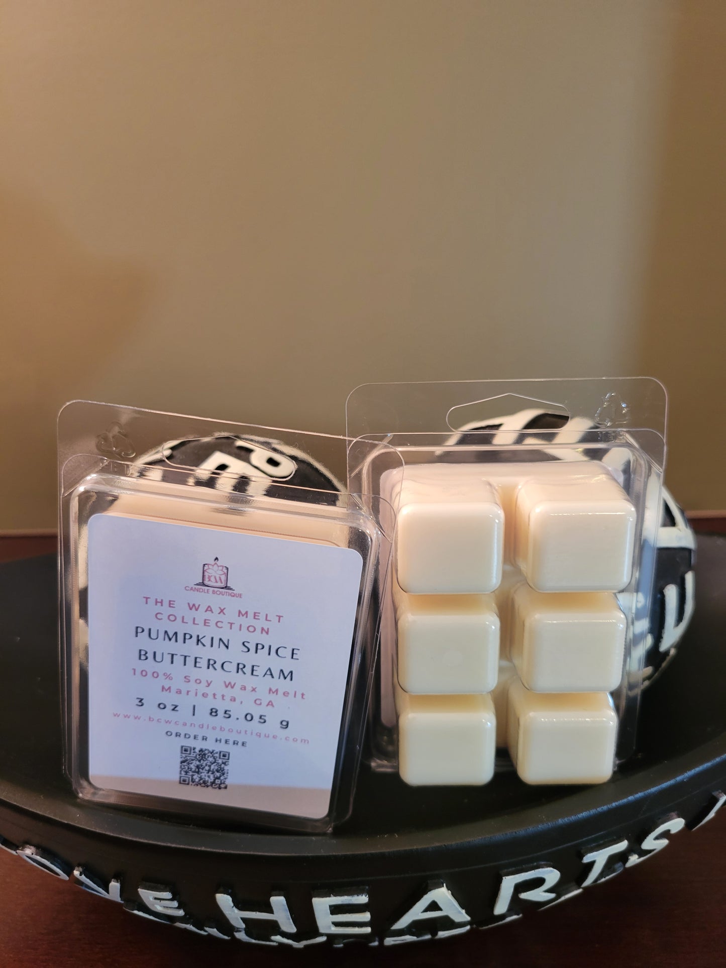 Natural Soy Wax Melts "Pumpkin Spice Buttercream" -3 oz.
