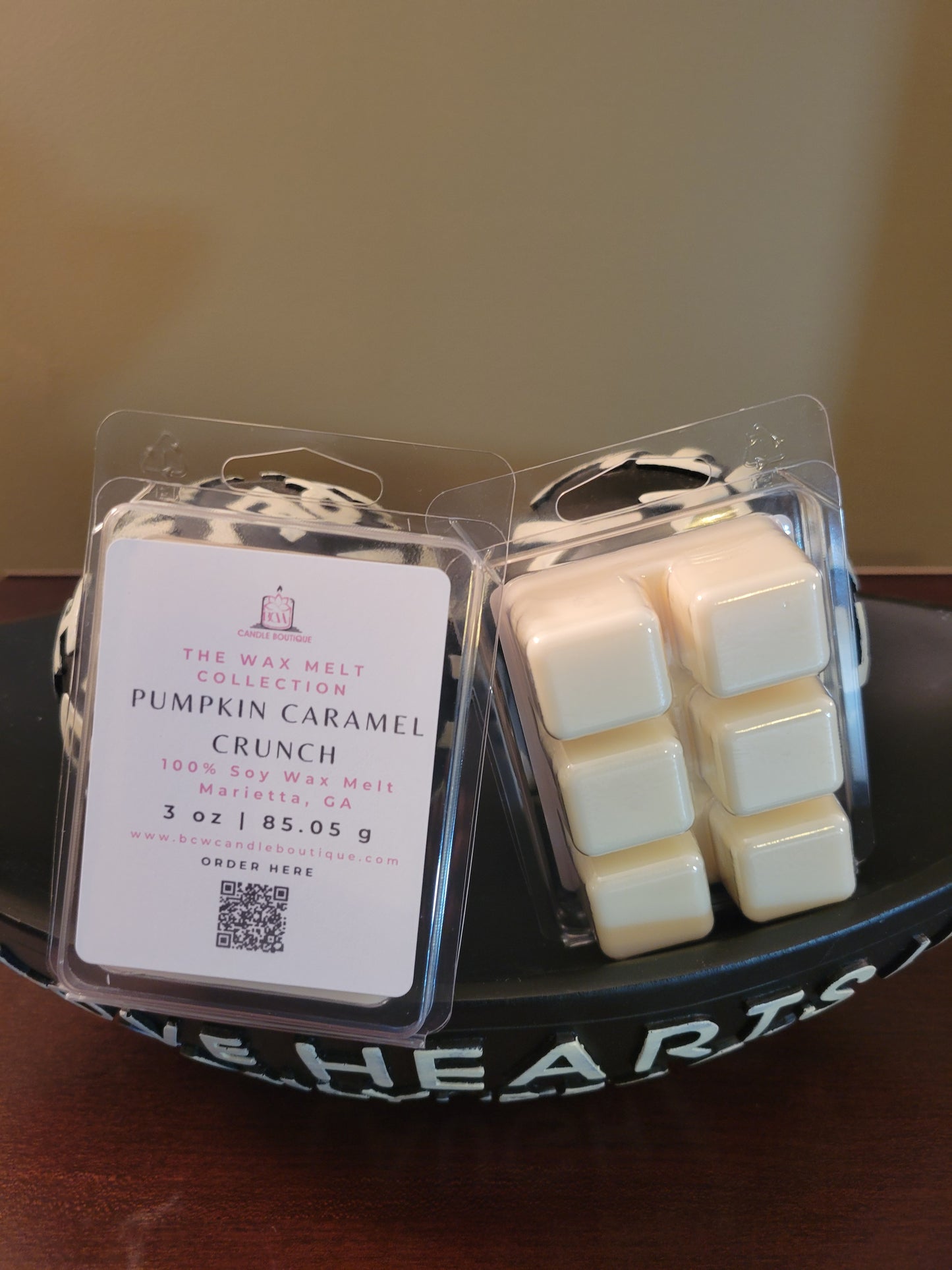 Natural Soy Wax Melts "Pumpkin Caramel Crunch" -3 oz.