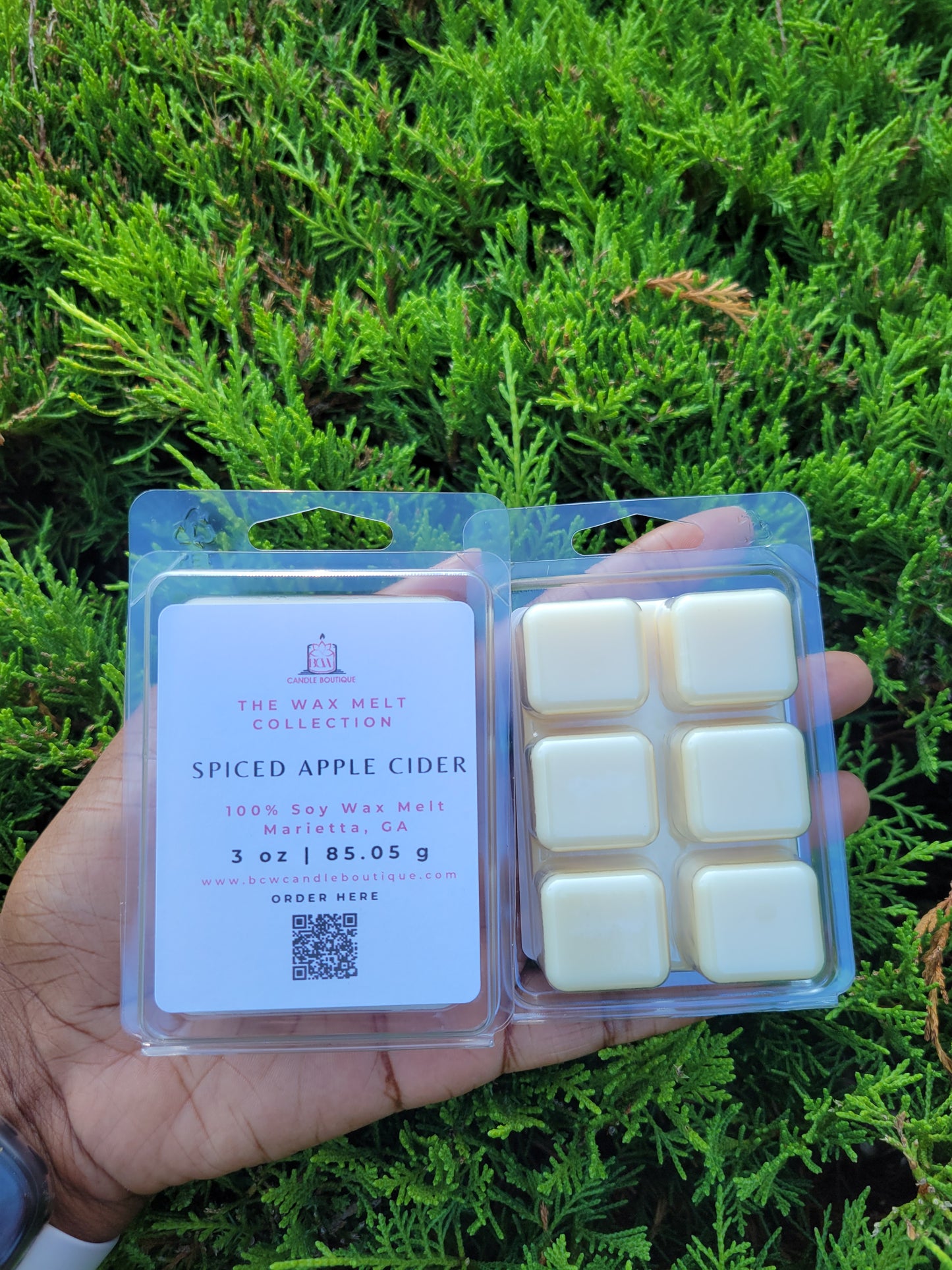 Natural Soy Wax Melts "Spiced Apple Cider" -3 oz.