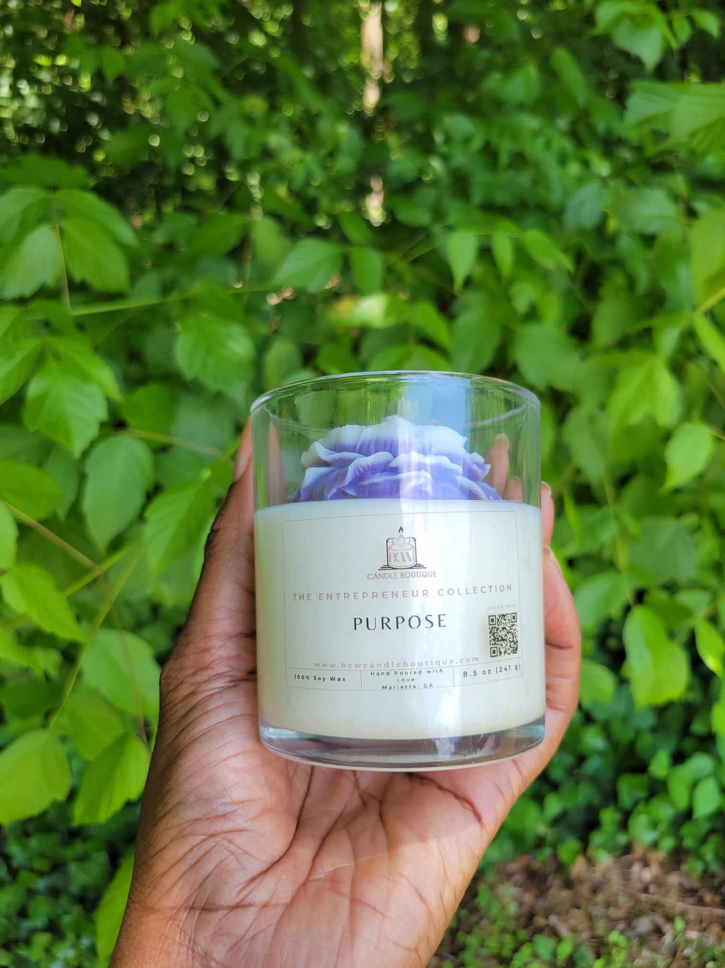 Natural Soy Candles Online: "Purpose" | Handmade Candles
