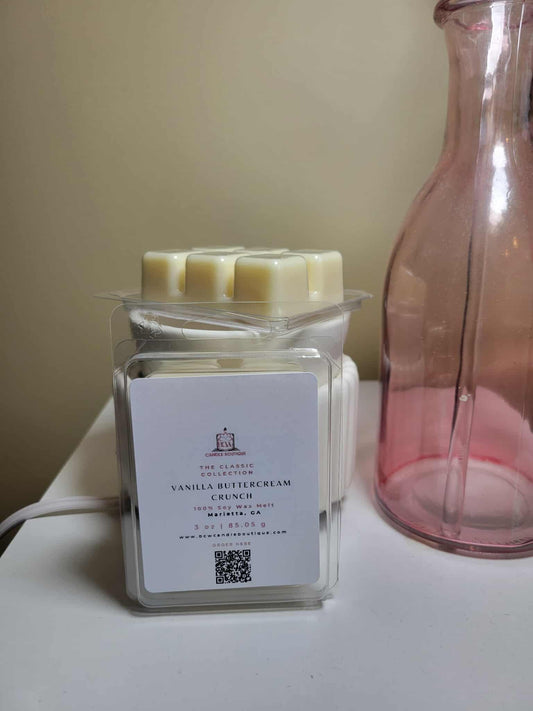 Natural Soy Wax Melts "Vanilla Buttercream Crunch" -3 oz.