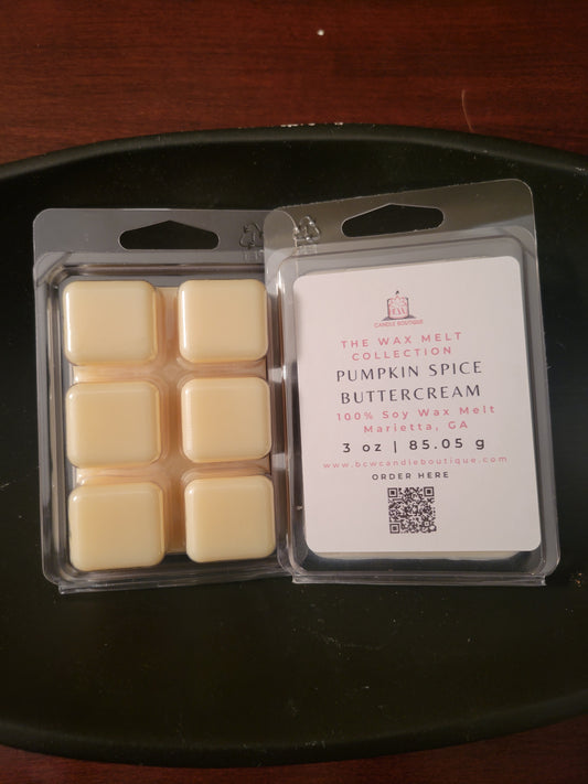 Natural Soy Wax Melts "Pumpkin Spice Buttercream" -3 oz.