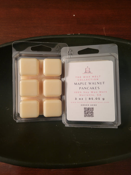 Natural Soy Wax Melts "Maple Walnut Pancakes" -3 oz.